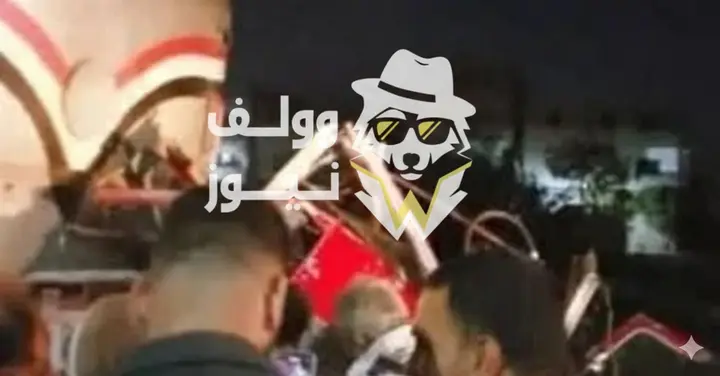 اصطدام قطار منوف‑بنها بسيارة أثناء عبورها من مكان غير مخصص والنجاة من الإصابات