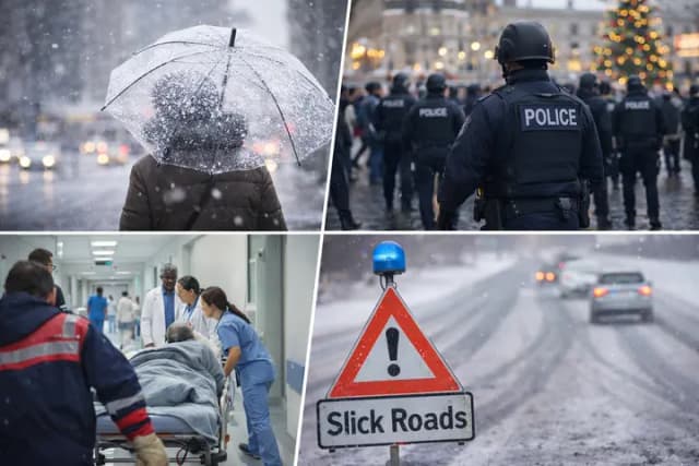 موجة طقس بارد تضرب البلاد واستعدادات أمنية مكثفة مع احتفالات رأس السنة