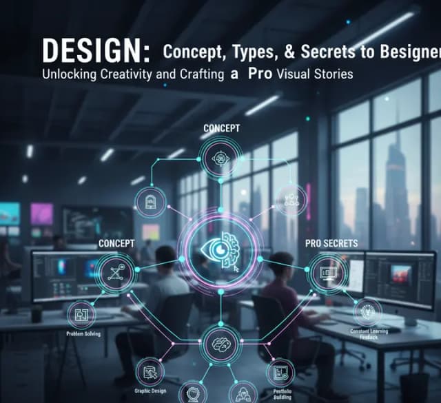 التصميم: مفهومه، أنواعه، وأسرار أن تصبح مصممًا محترفًا